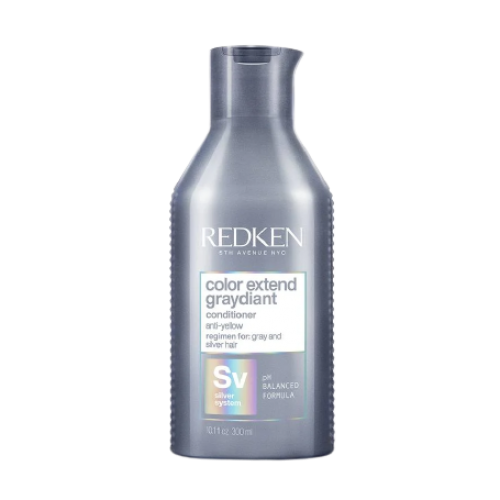 Acondicionador con pigmento morado cabello con canas Graydiant